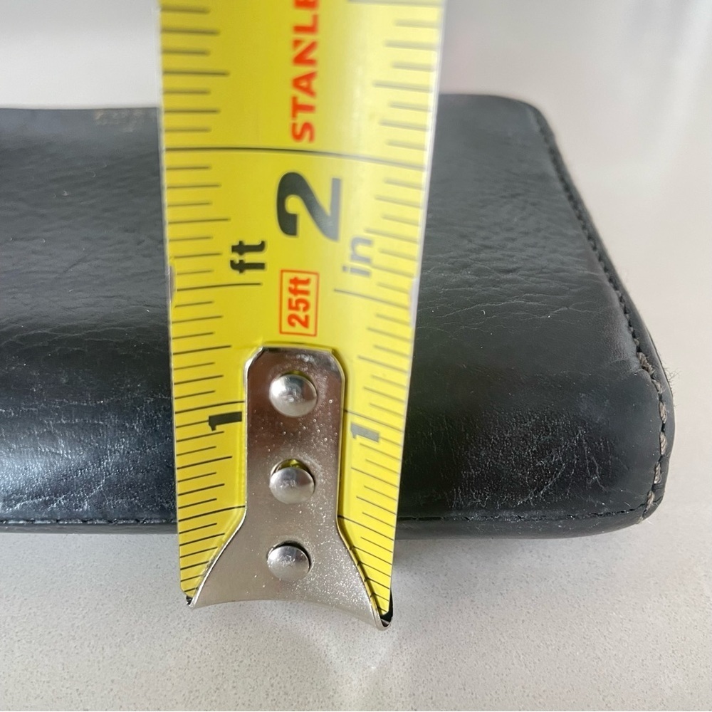 FOSSIL  BLACK LEATHER WALLET - Picture 12 of 12